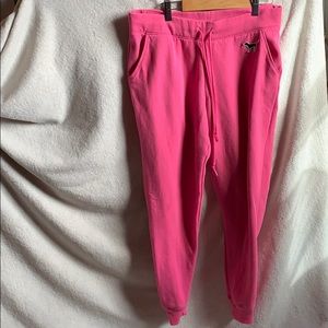 pink victoria secret sweatpants